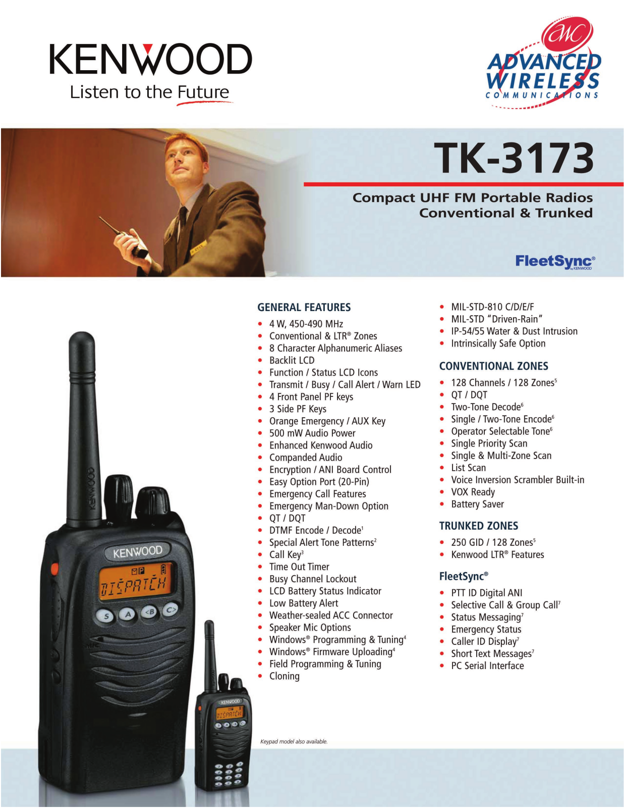 Advanced Wireless Solutions TK-3173 User Manual