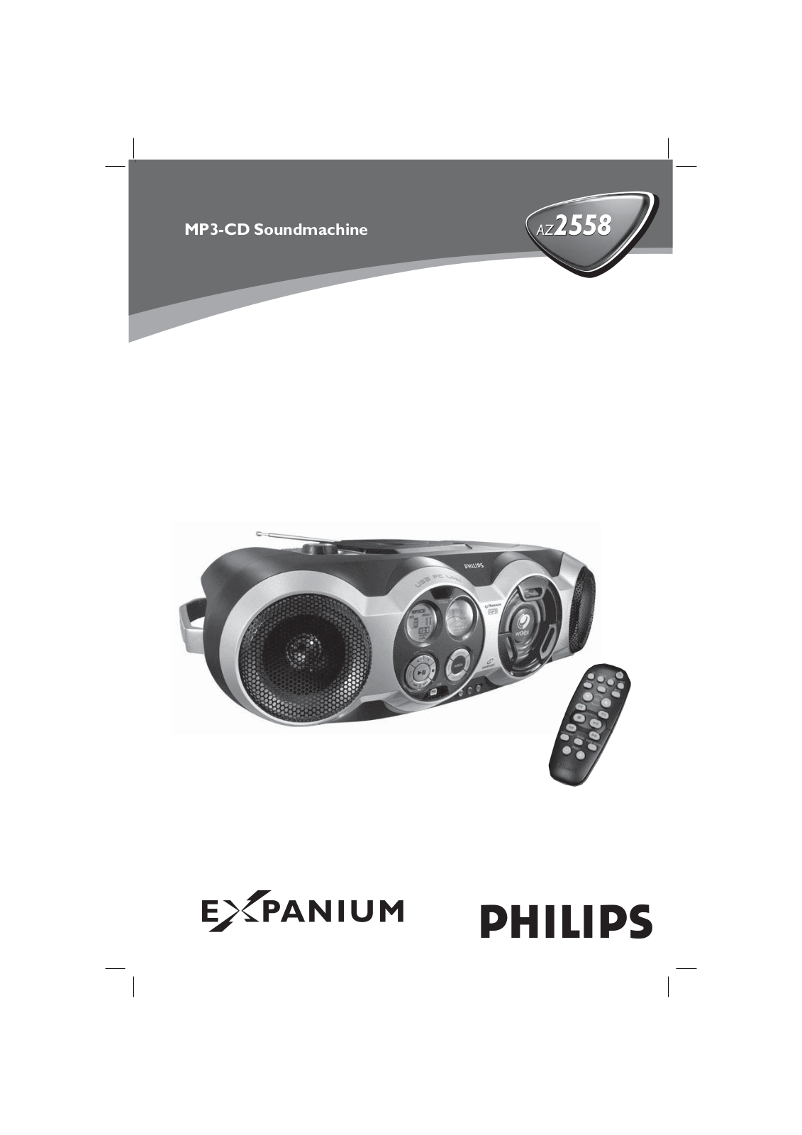 Philips AZ2558/01 User Manual