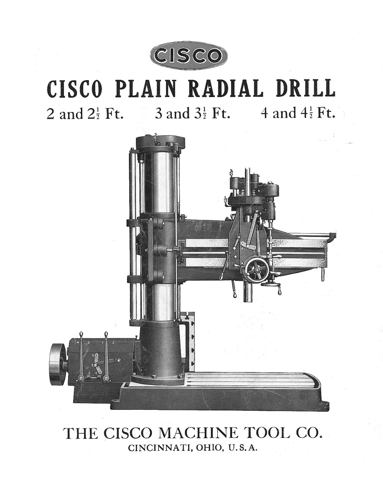 Cisco Machine Tool Cisco Plain Radial Drill Drill, Radial - ManualMachine.com