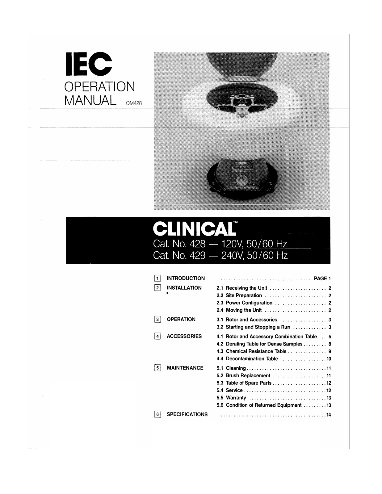 IEC Clinical User manual