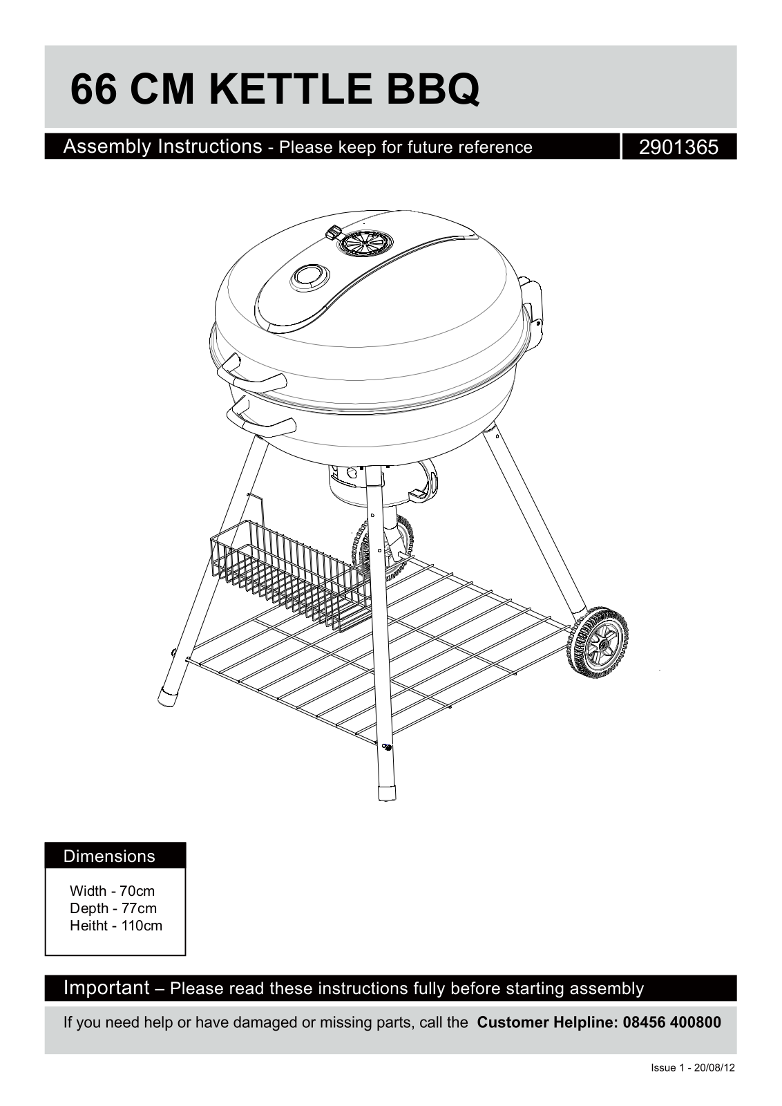 Argos SXC2600 ASSEMBLY INSTRUCTIONS - ManualMachine.com