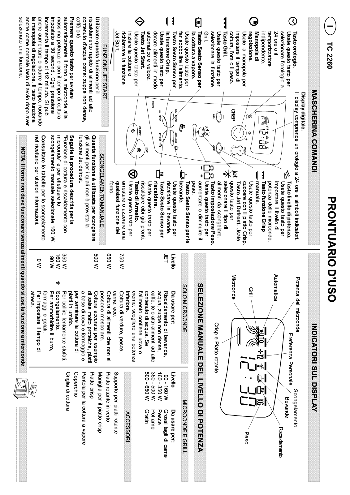 Whirlpool TC 2260/NOIR User Manual