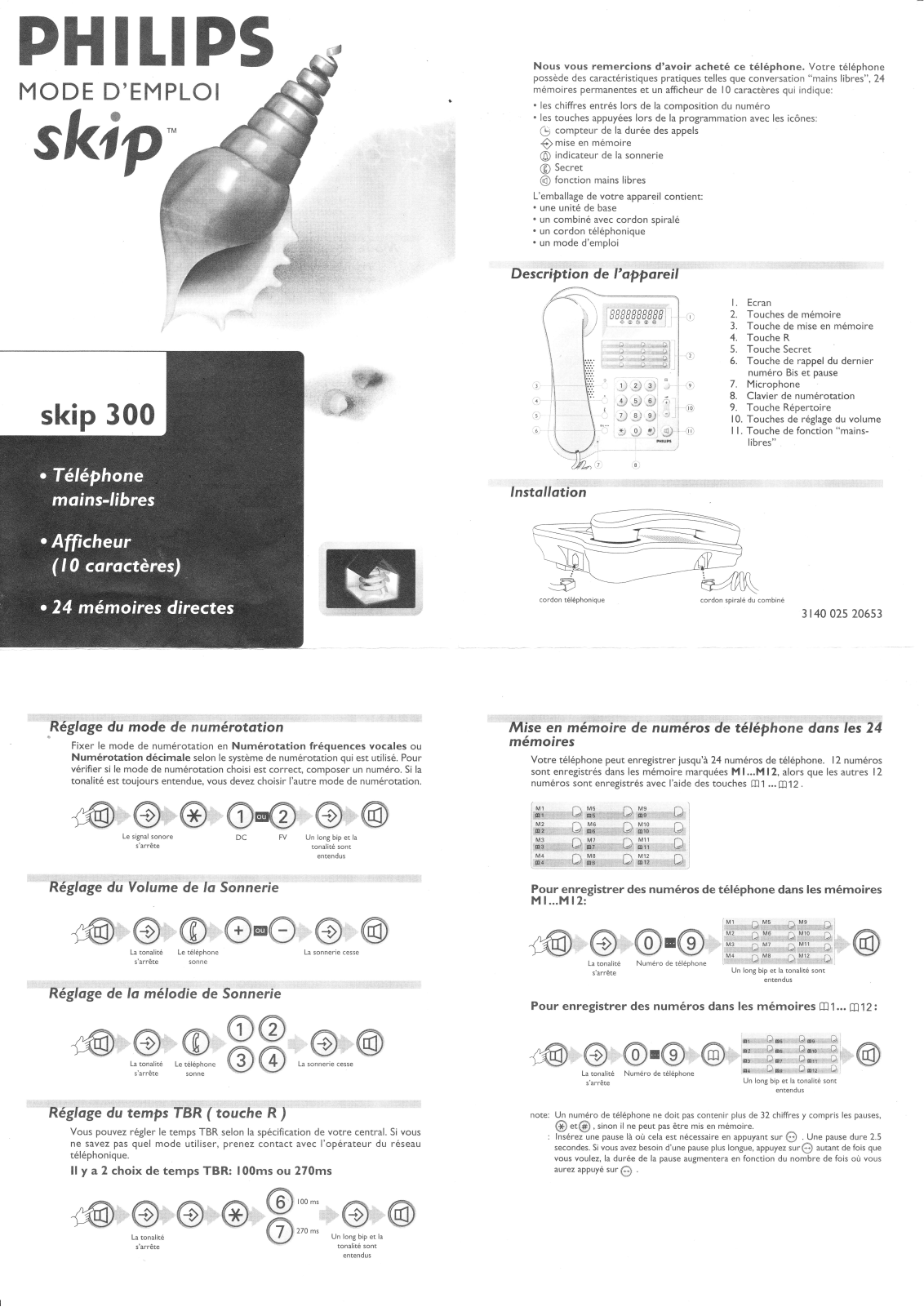 PHILIPS SKIP 300 User Manual - ManualMachine.com