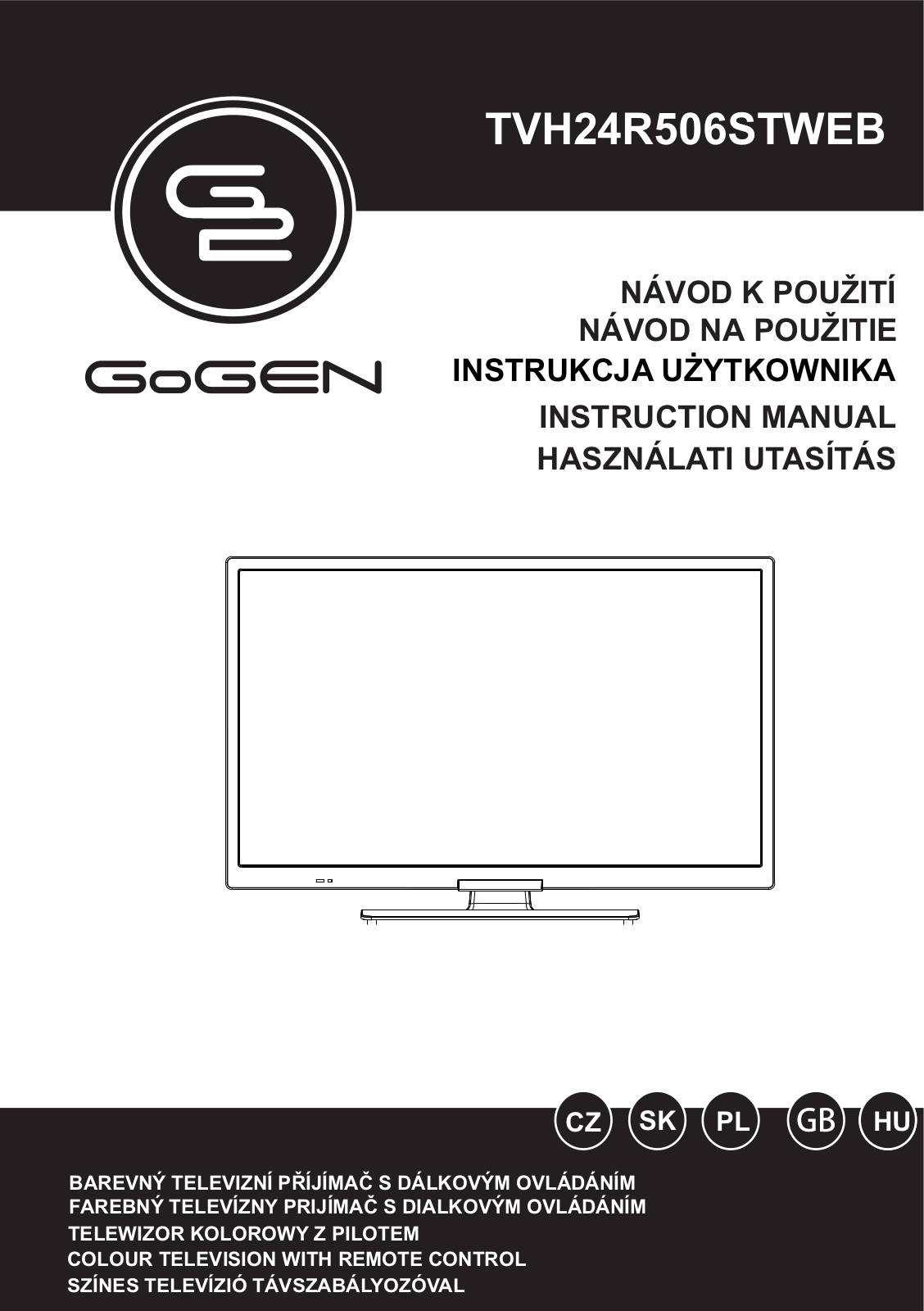 GoGEN TVH 24R506 STWEB User Manual