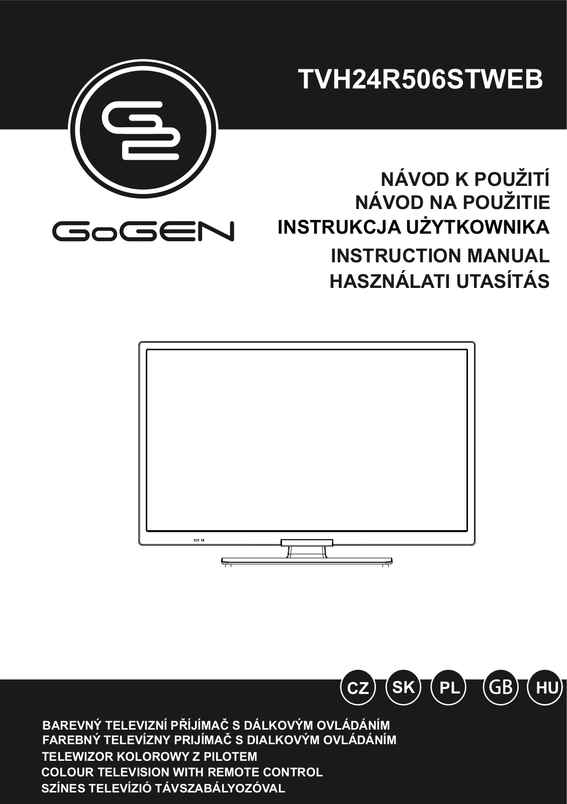 GoGEN TVH 24R506 STWEB User Manual