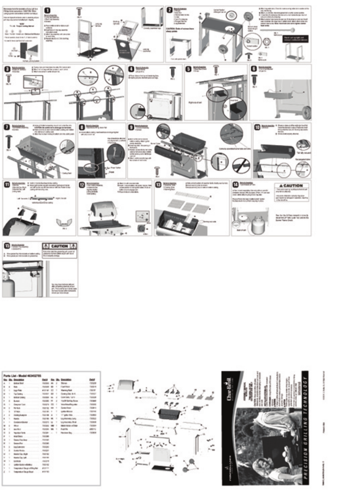 Charbroil 463452705 Owner's Manual