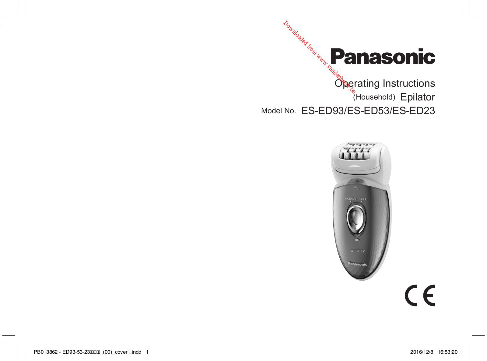 PANASONIC ES-ED53, ES-ED23 User Manual