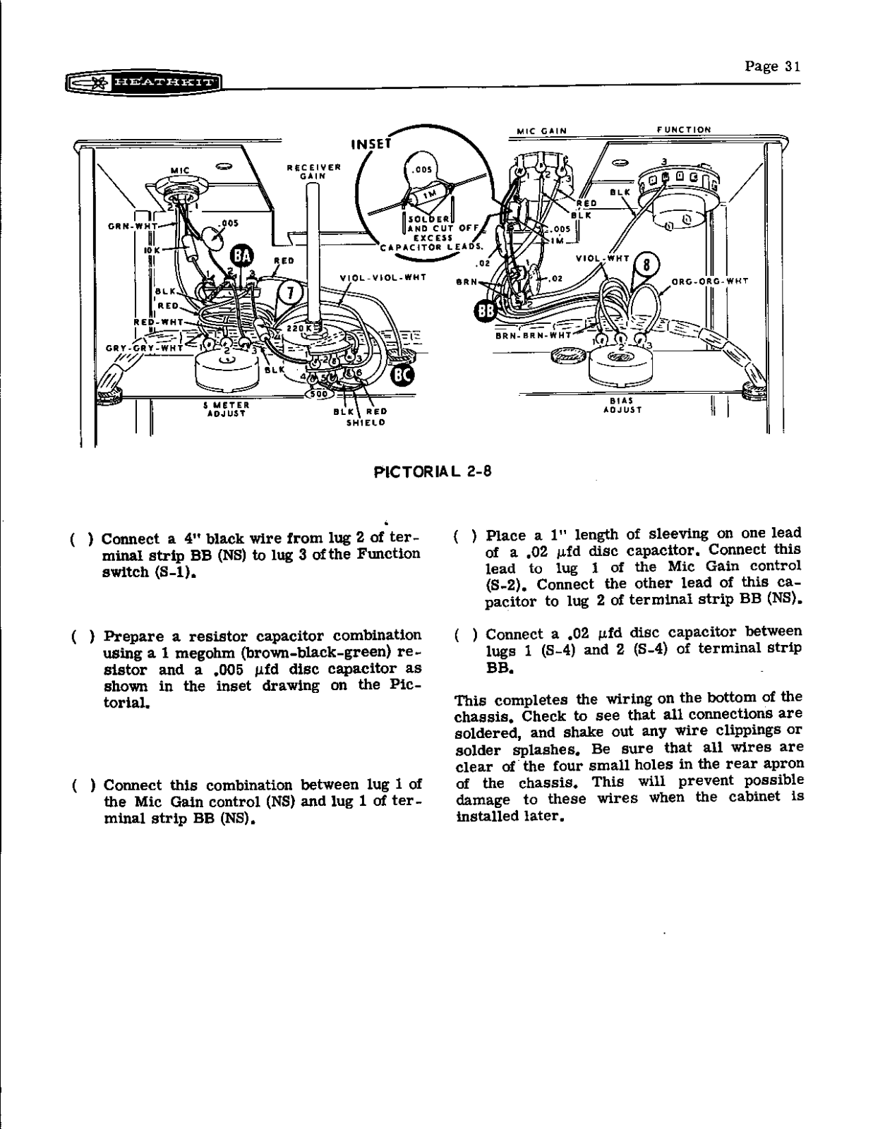 HEATHKIT HW-22a User Manual (PAGE 31)