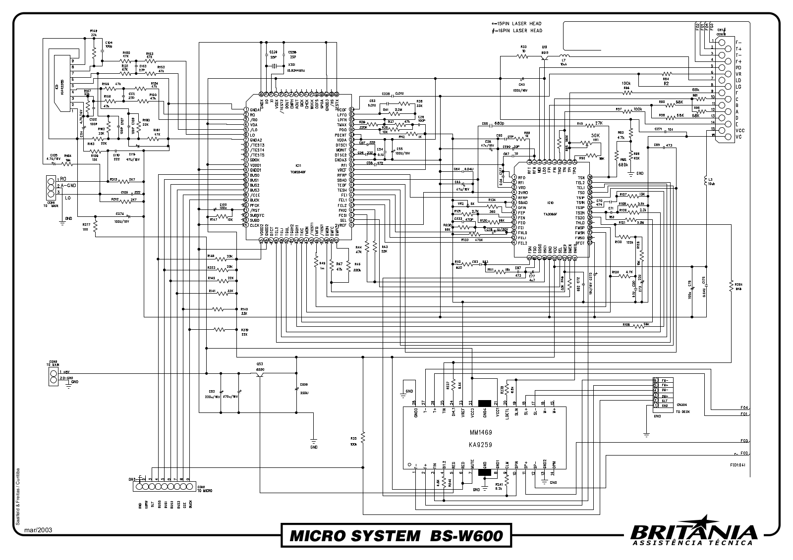 BRITÂNIA BS-W600 Schematic