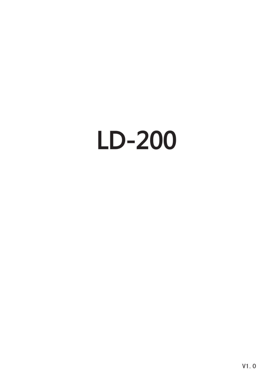 Elitech LD-200 User Manual