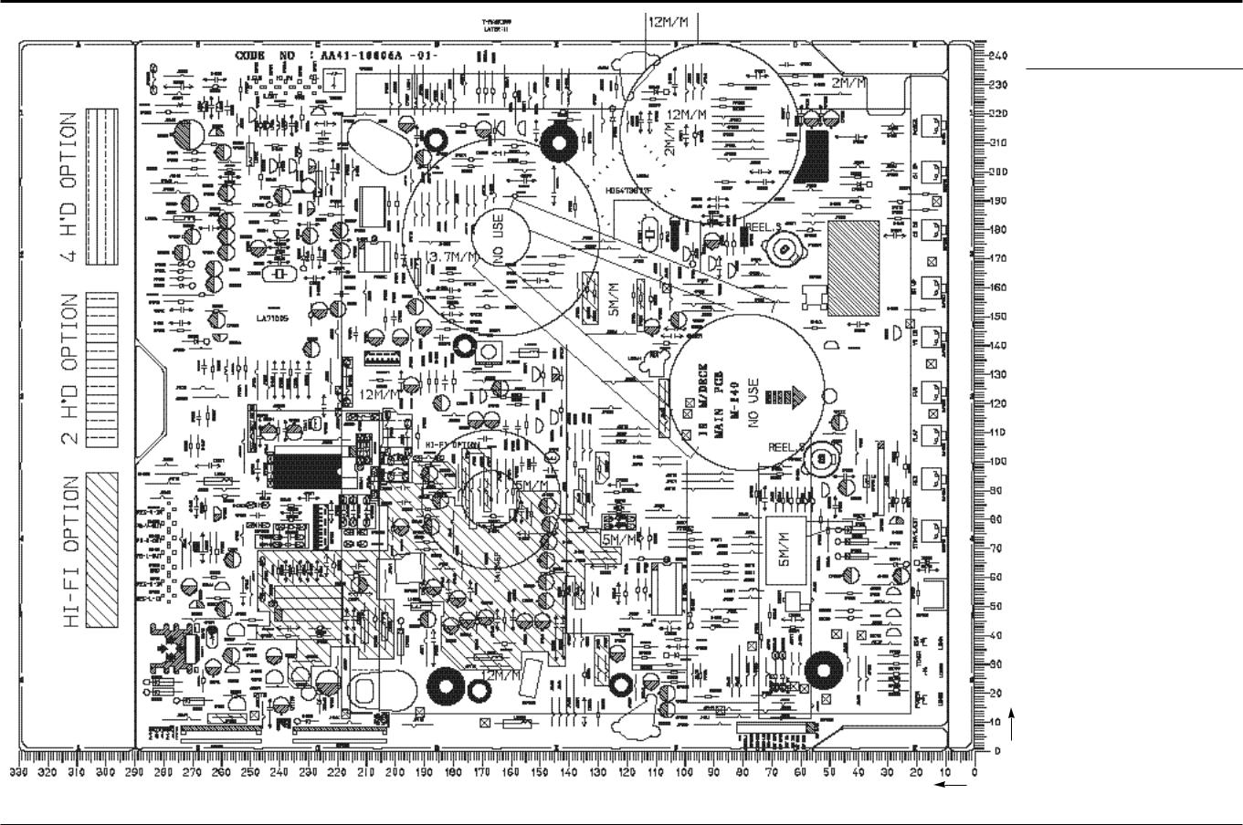 Samsung M-V19H01, M-V19H01-ITCX PCB Diagram