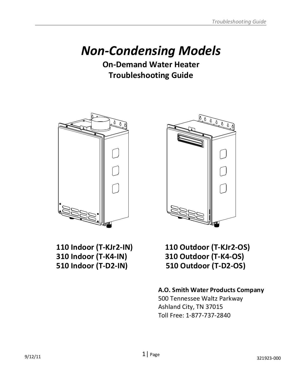 A. O. Smith 310 Service Manual