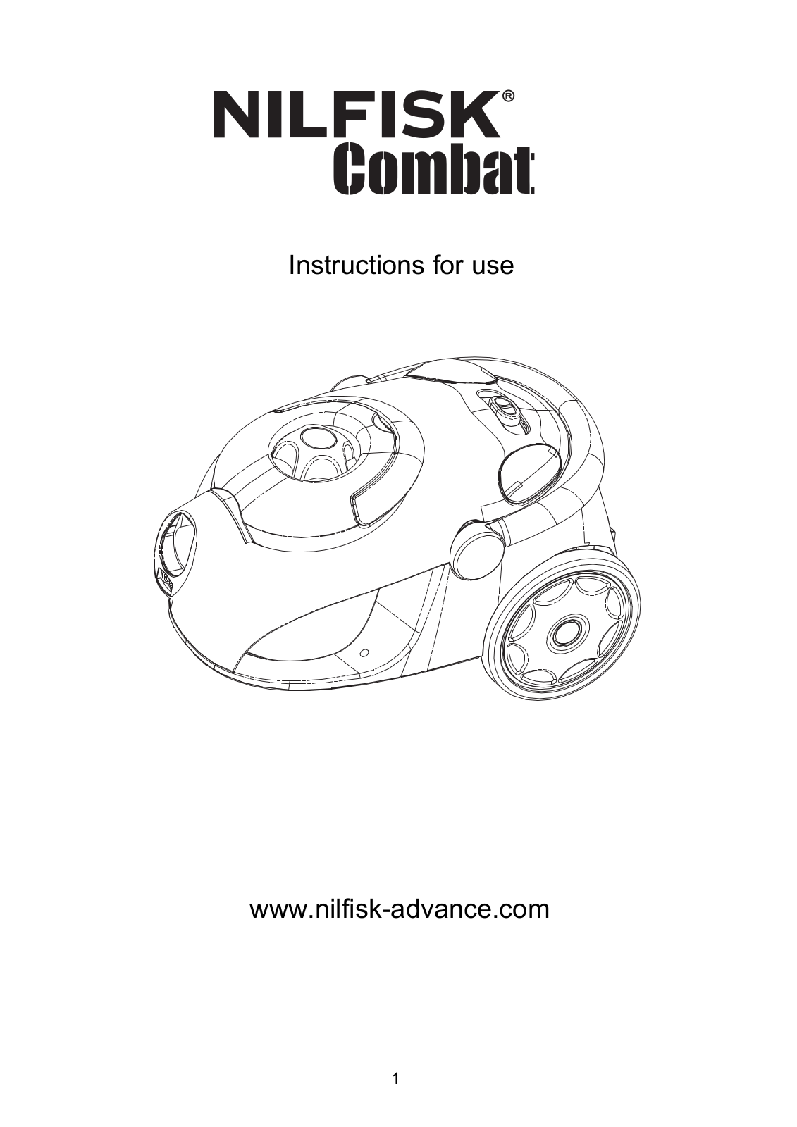 Nilfisk COMBAT Instructions for use