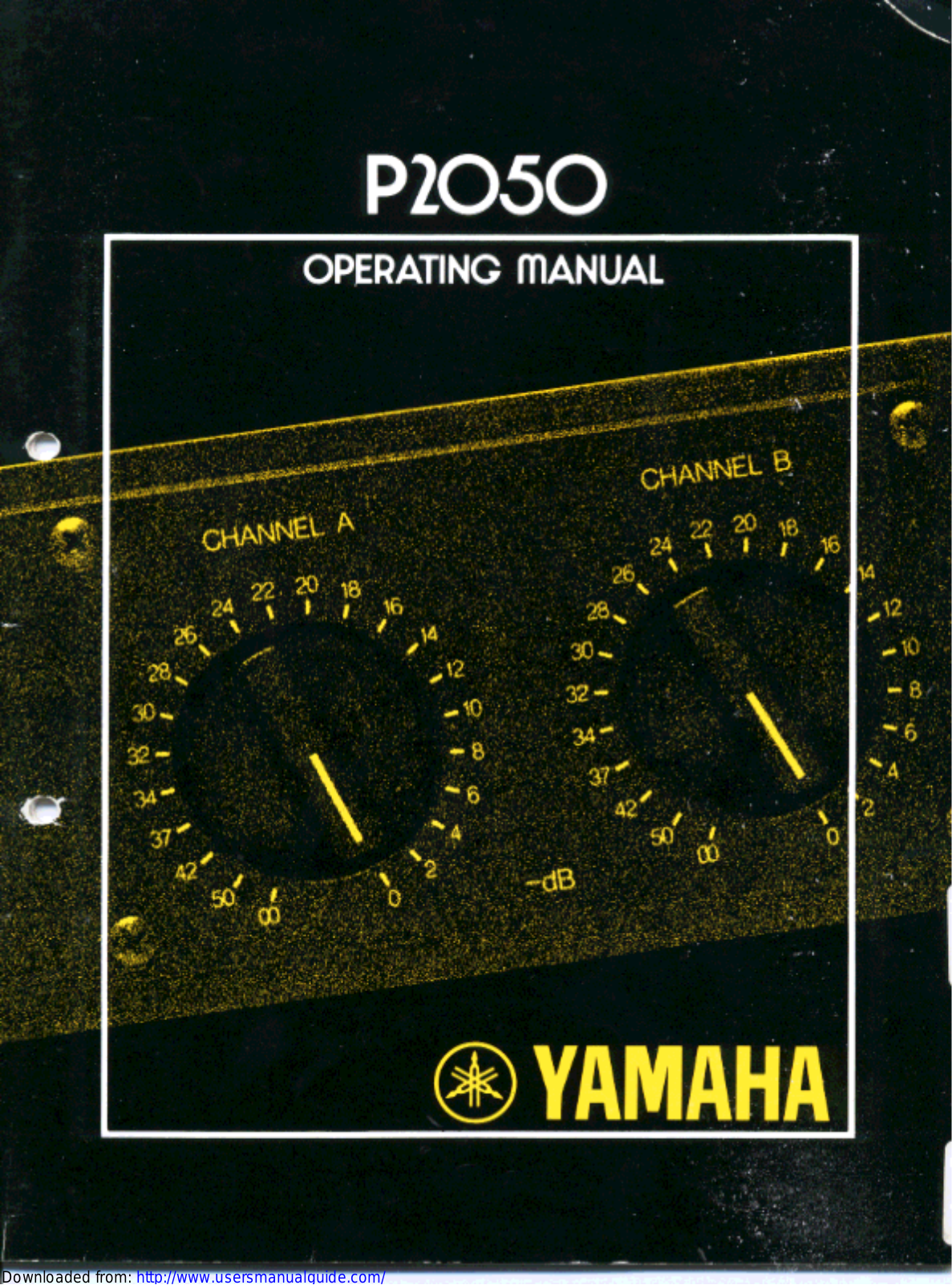 Yamaha Audio P2050 User Manual