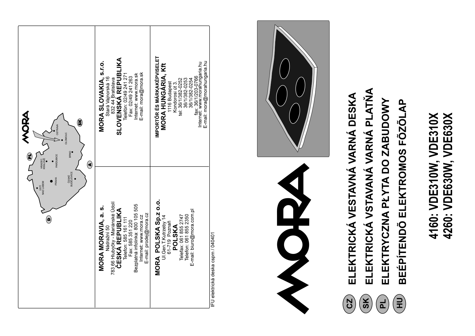 Mora VDE 310 W User Manual