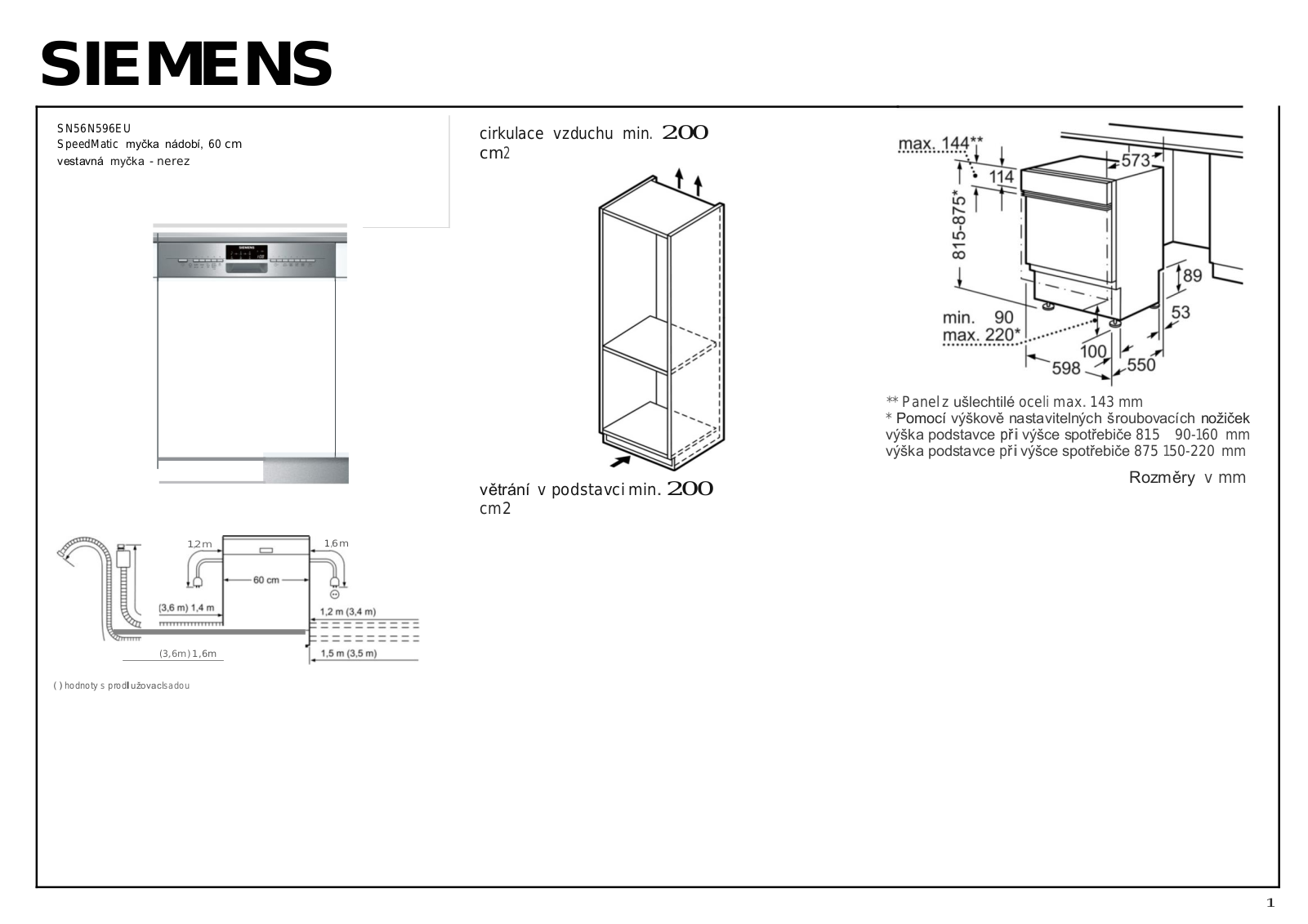 Siemens SN56N596EU User Manual