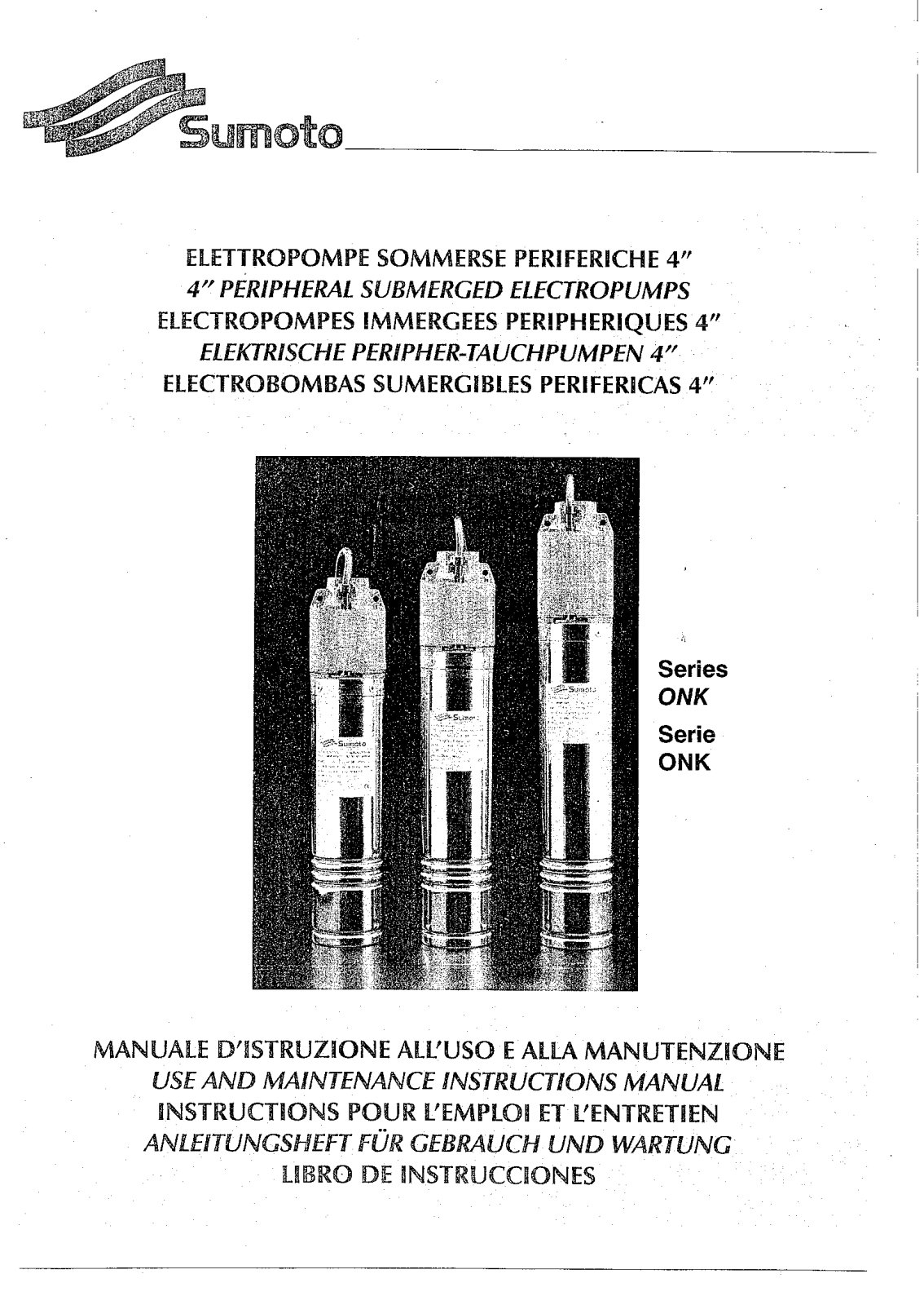 Nowax ONKM 075, ONKM 100, ONKM 150, ONKT 075, ONKT 100 User guide