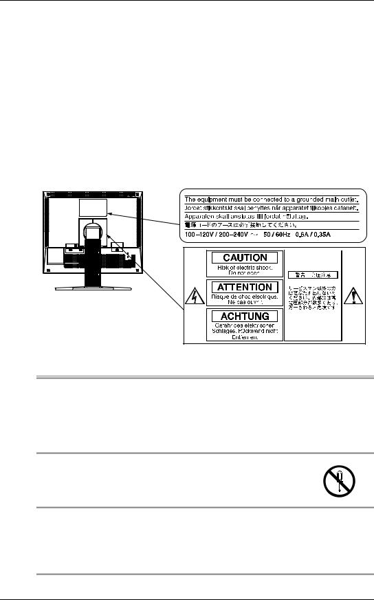 EIZO FLEXSCAN L797 User Manual