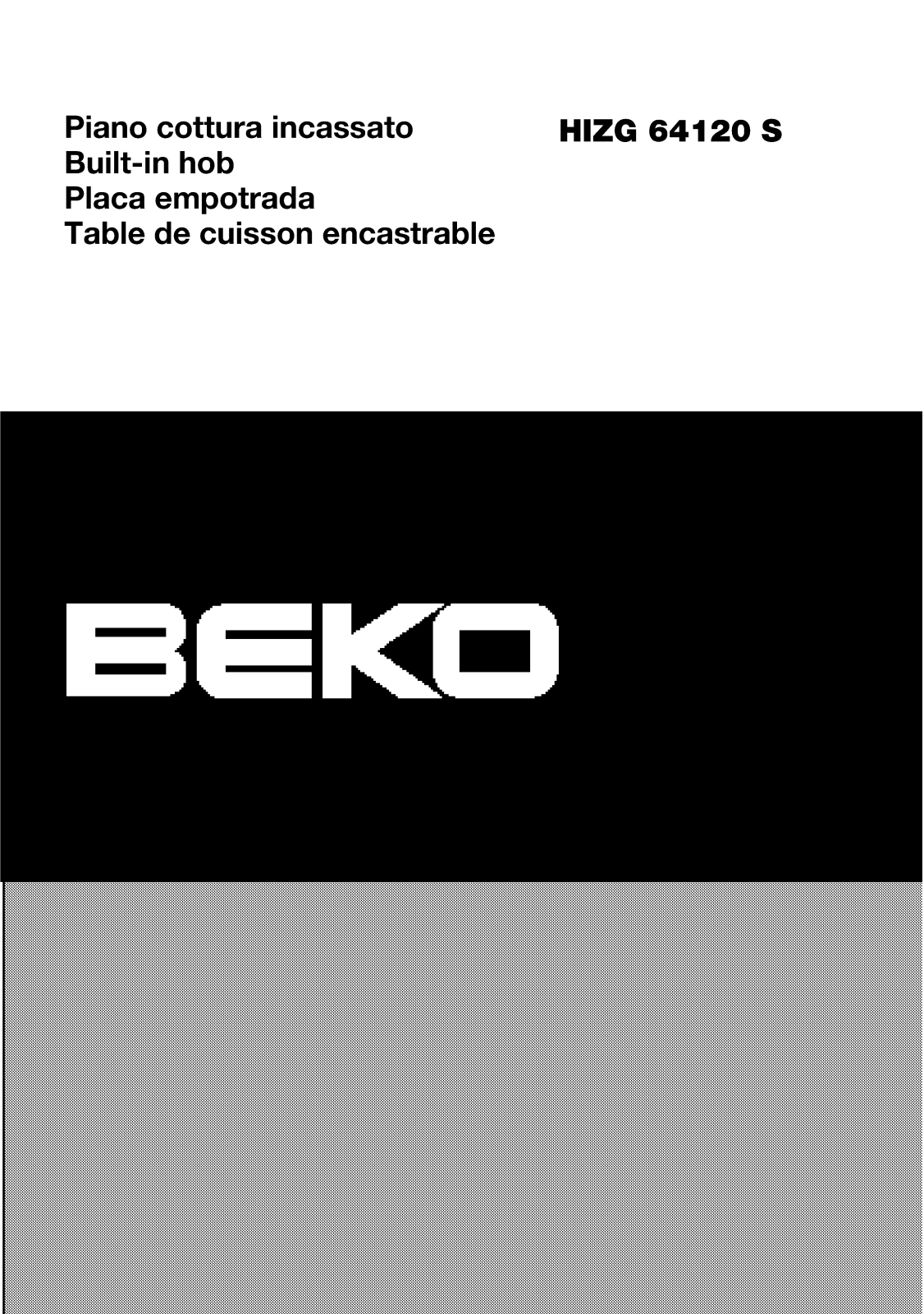 Beko HIZG 64120 S User Manual