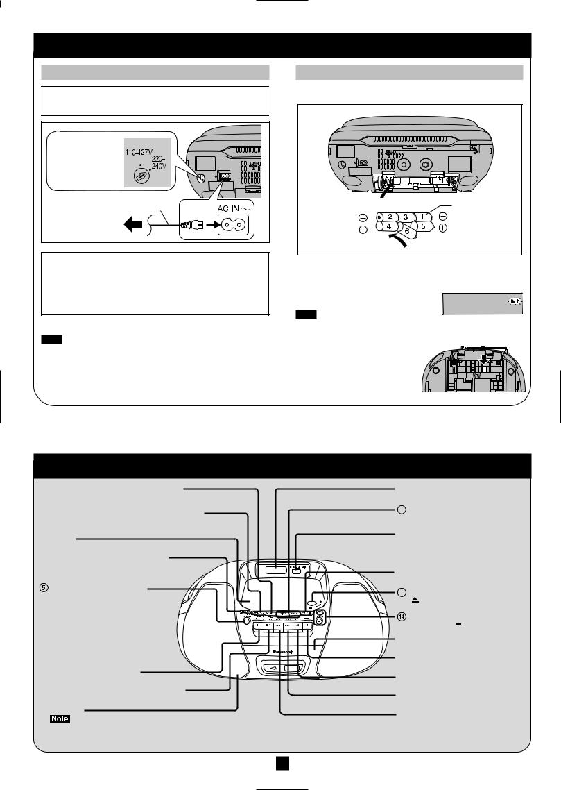 Panasonic RX-D26 User Manual