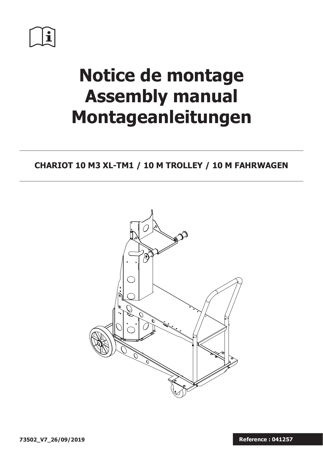 GYS TROLLEY 10m³ XL/TM 1 User guide - ManualMachine.com