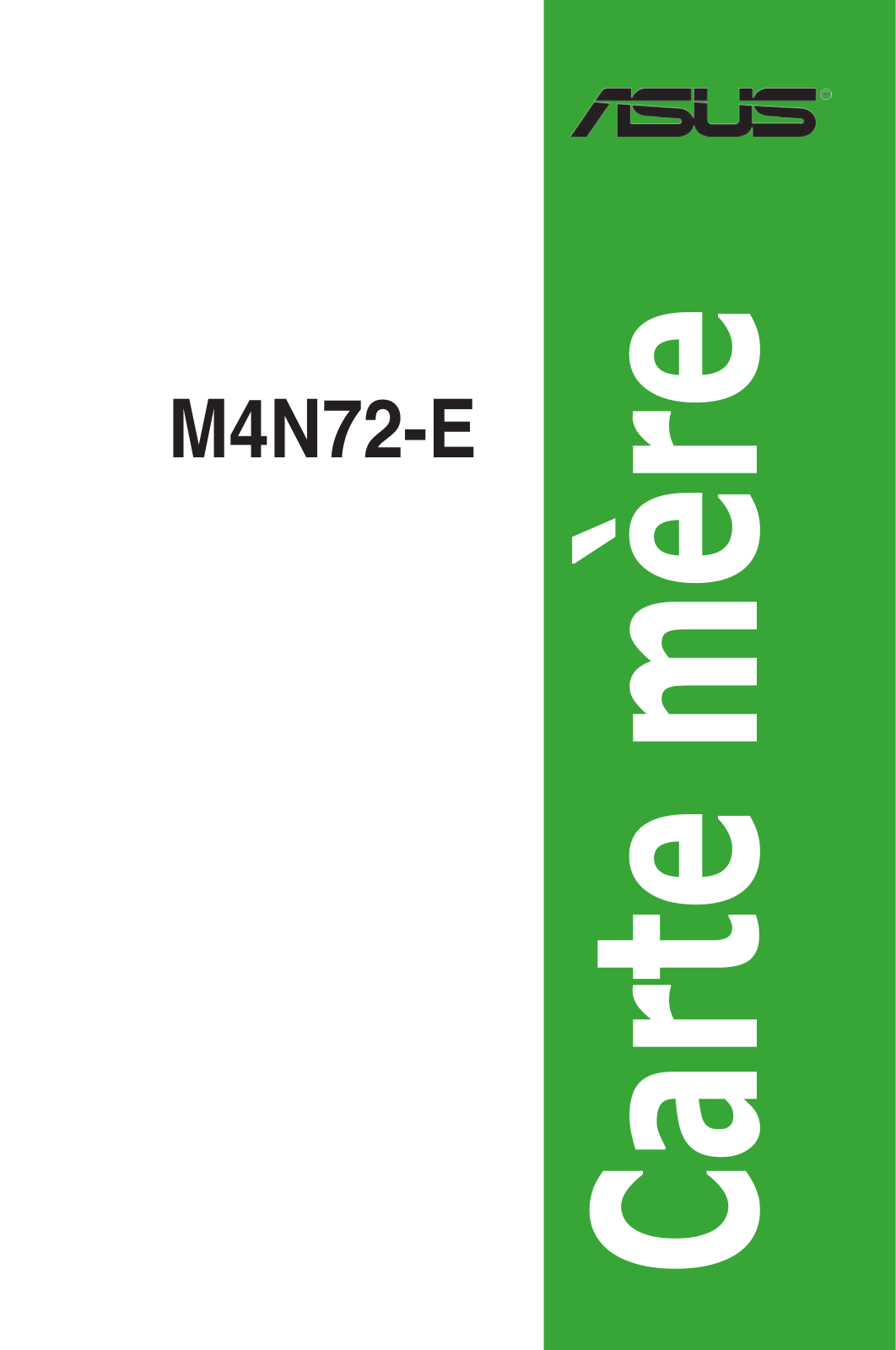 ASUS M4N72-E User Manual