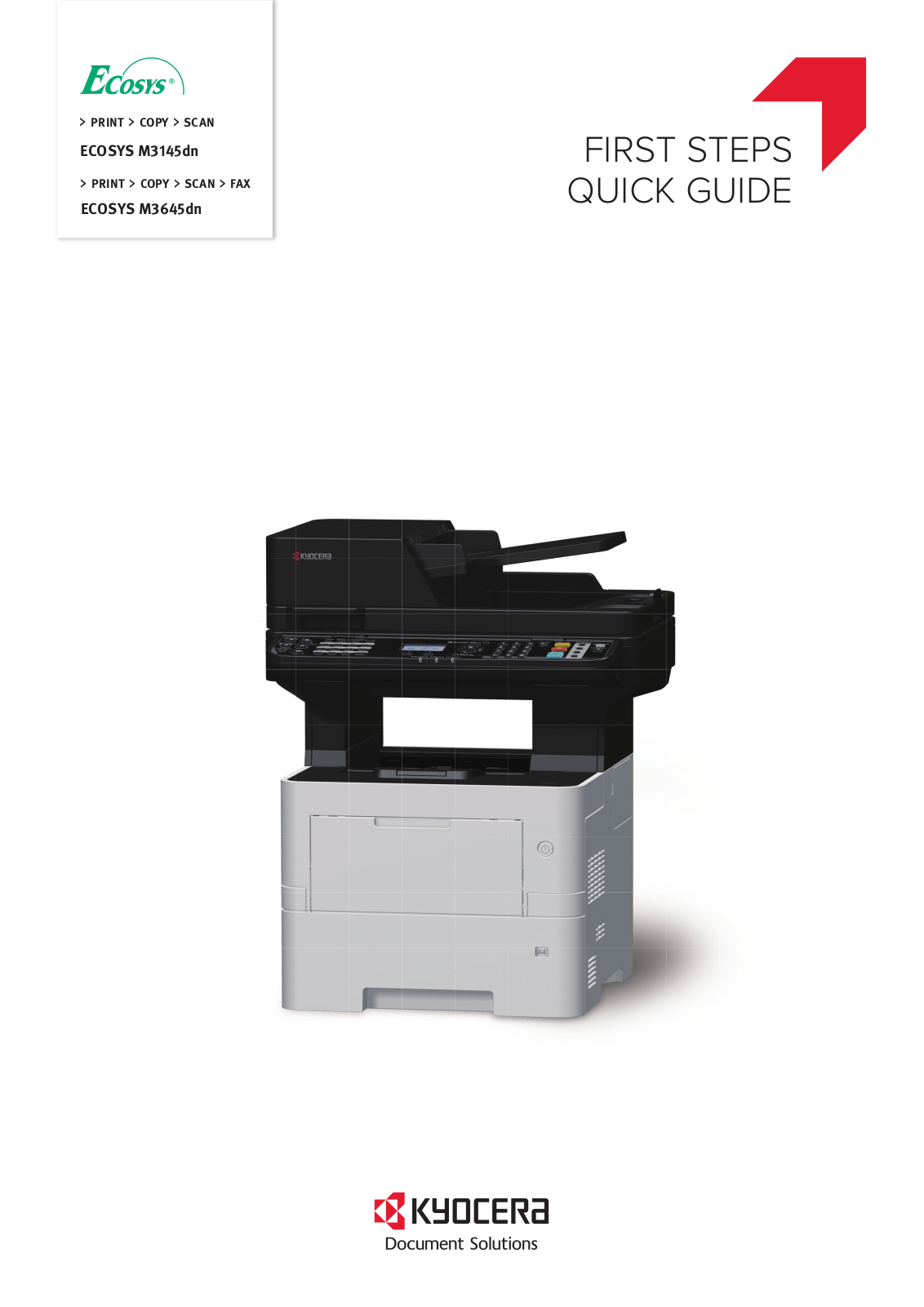 Kyocera Ecosys M3145idn User manual