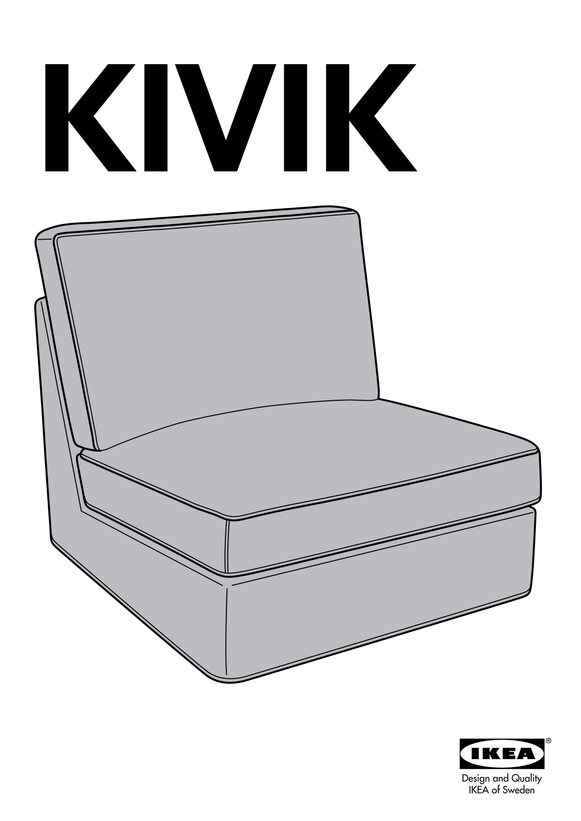 IKEA KIVIK User Manual