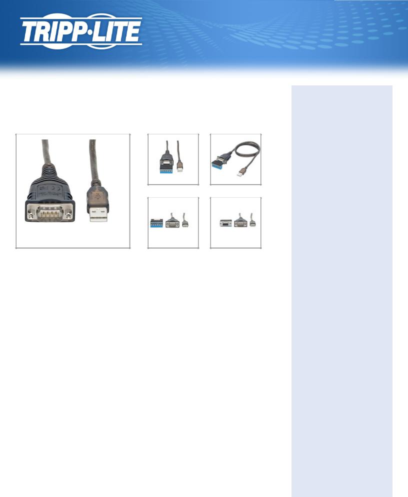 Tripp-Lite U209-30N-IND Data Sheet