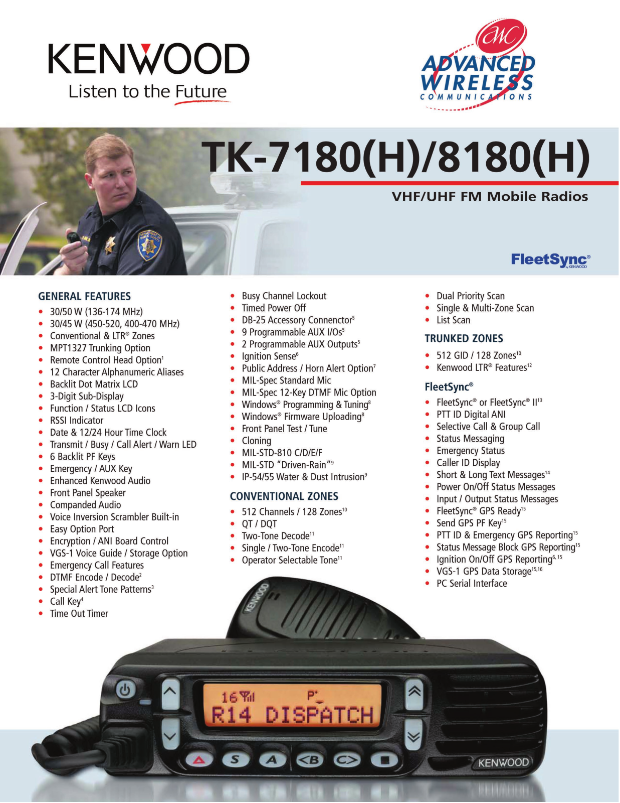 Advanced Wireless Solutions TK-8180H, TK-7180H User Manual