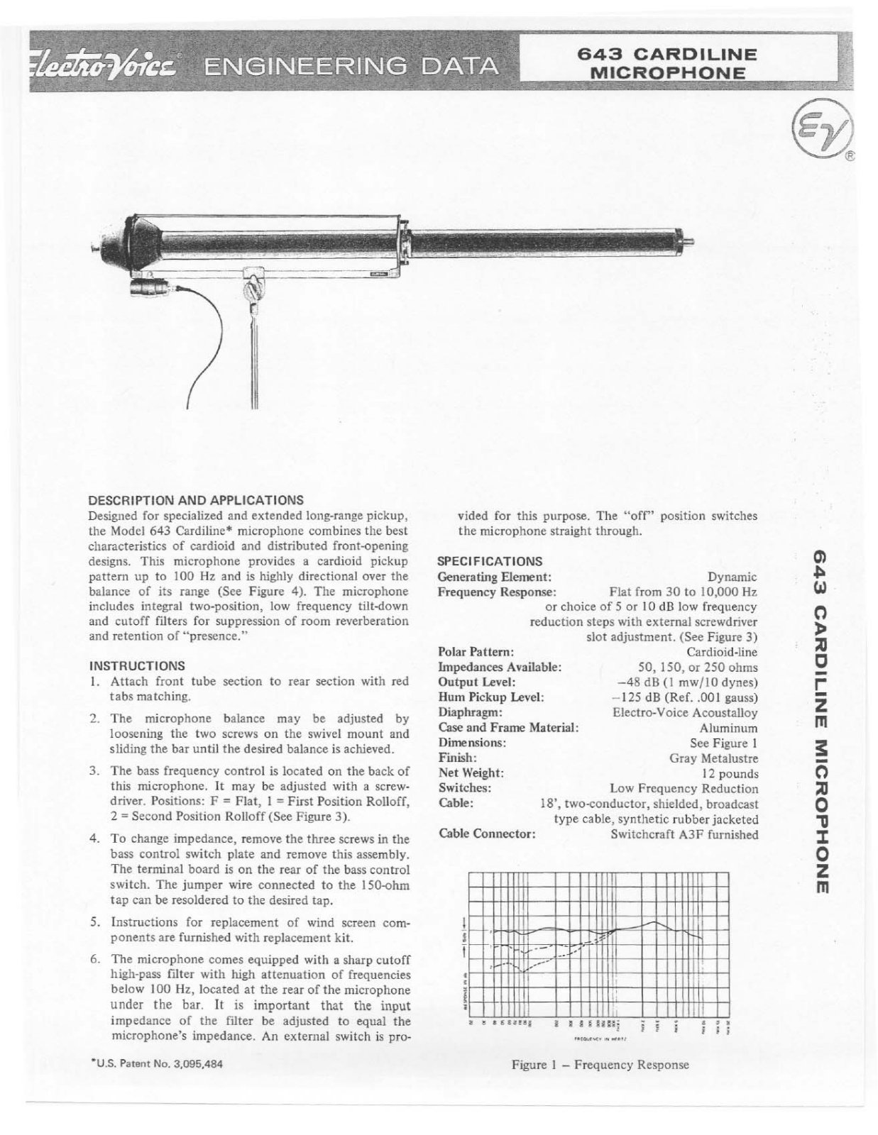 Electro-Voice 643 User Manual