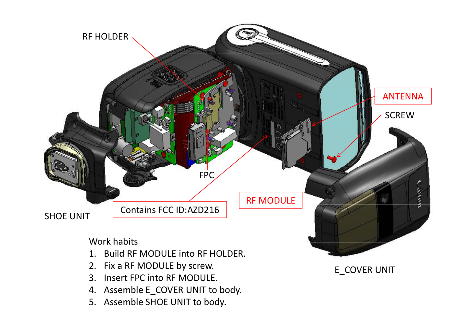 Canon 216 Installation manual