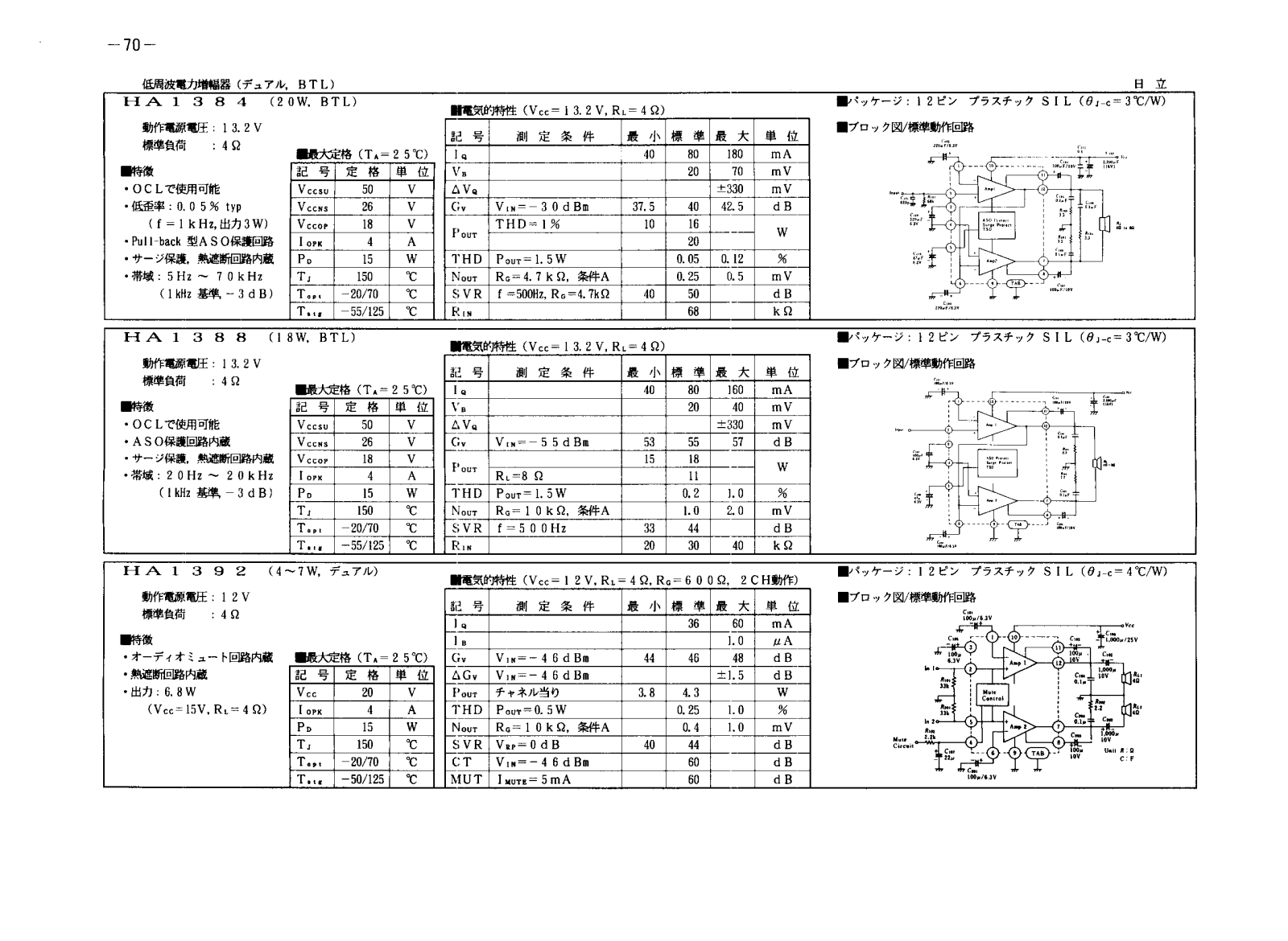 Datasheet HA1384 Specification - ManualMachine.com