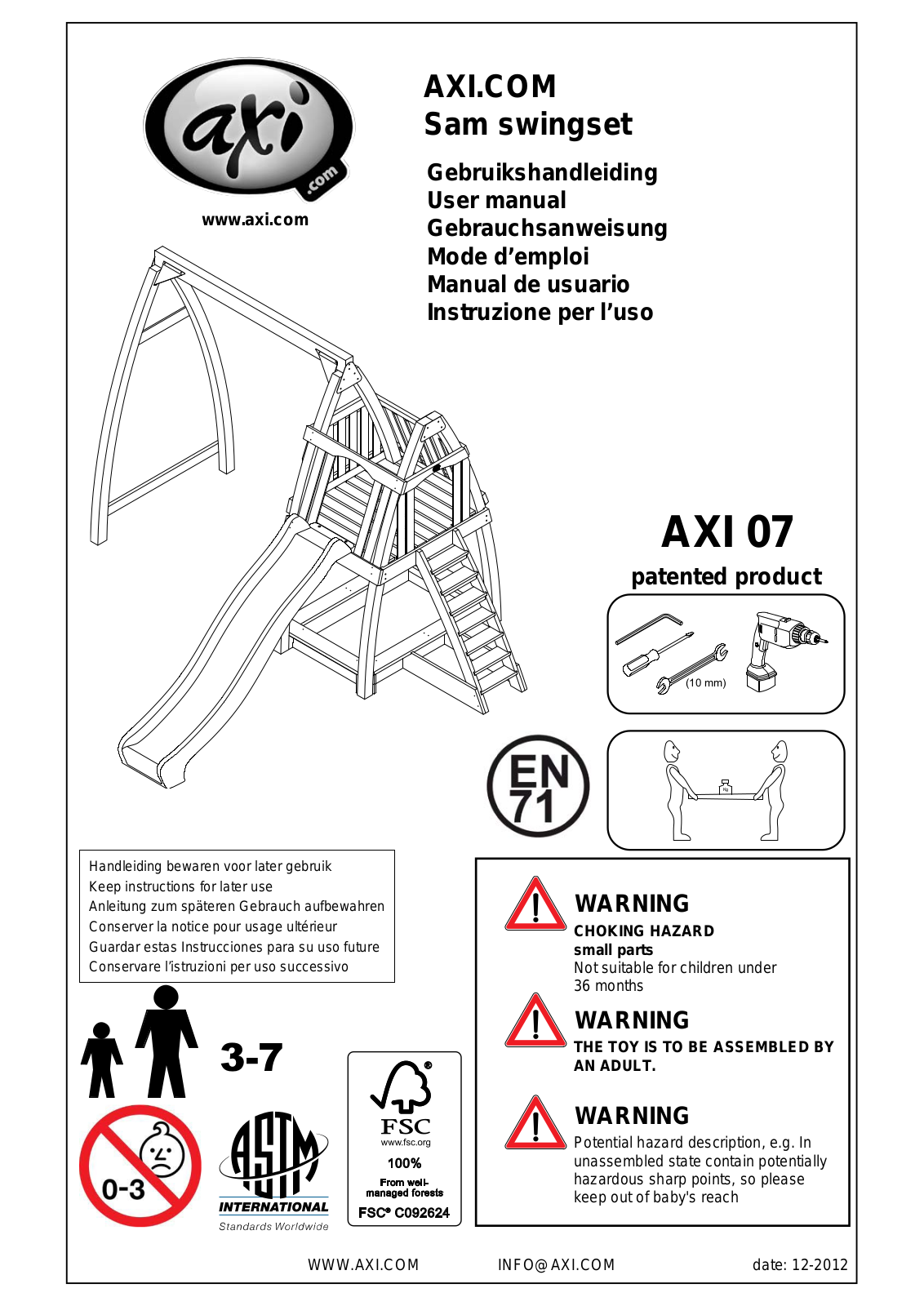 AXI Sam User Manual