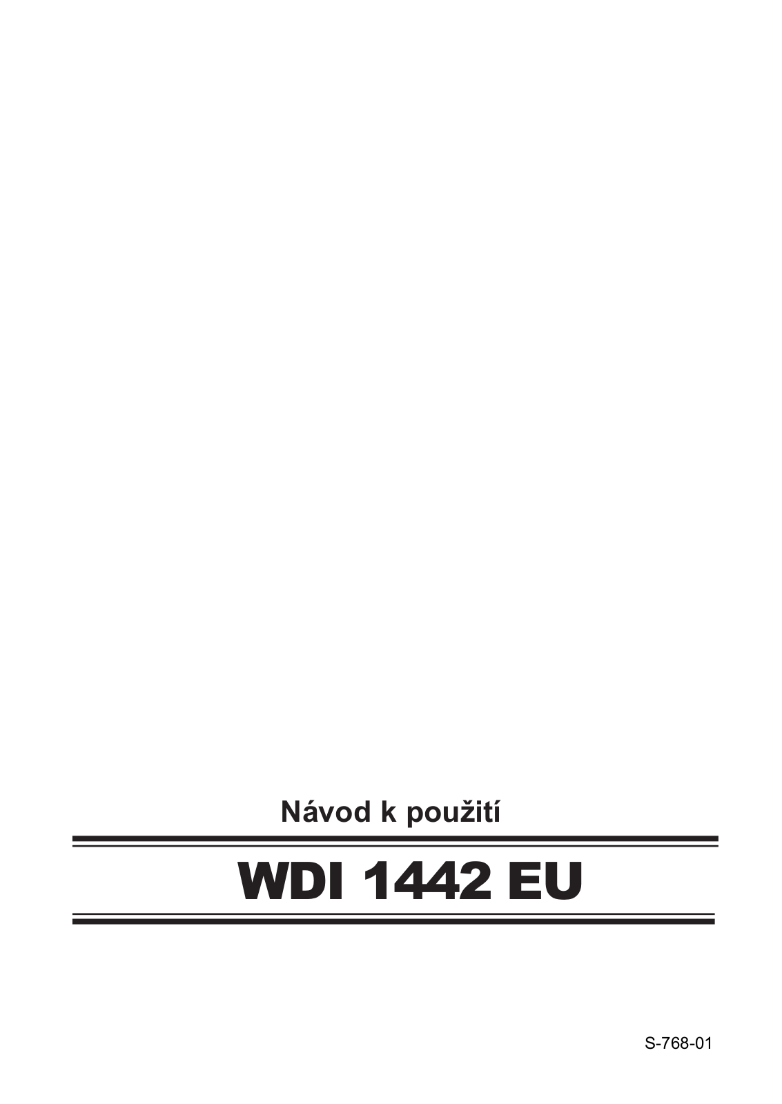 Siemens WDI 1442 EU User Manual
