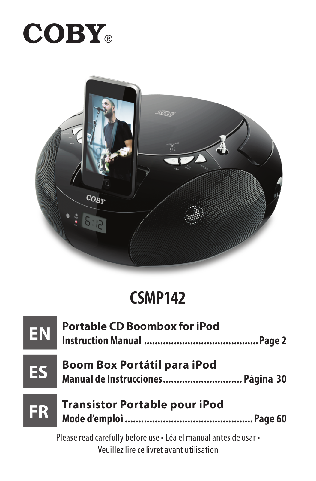 COBY electronic CSMP142 User Manual