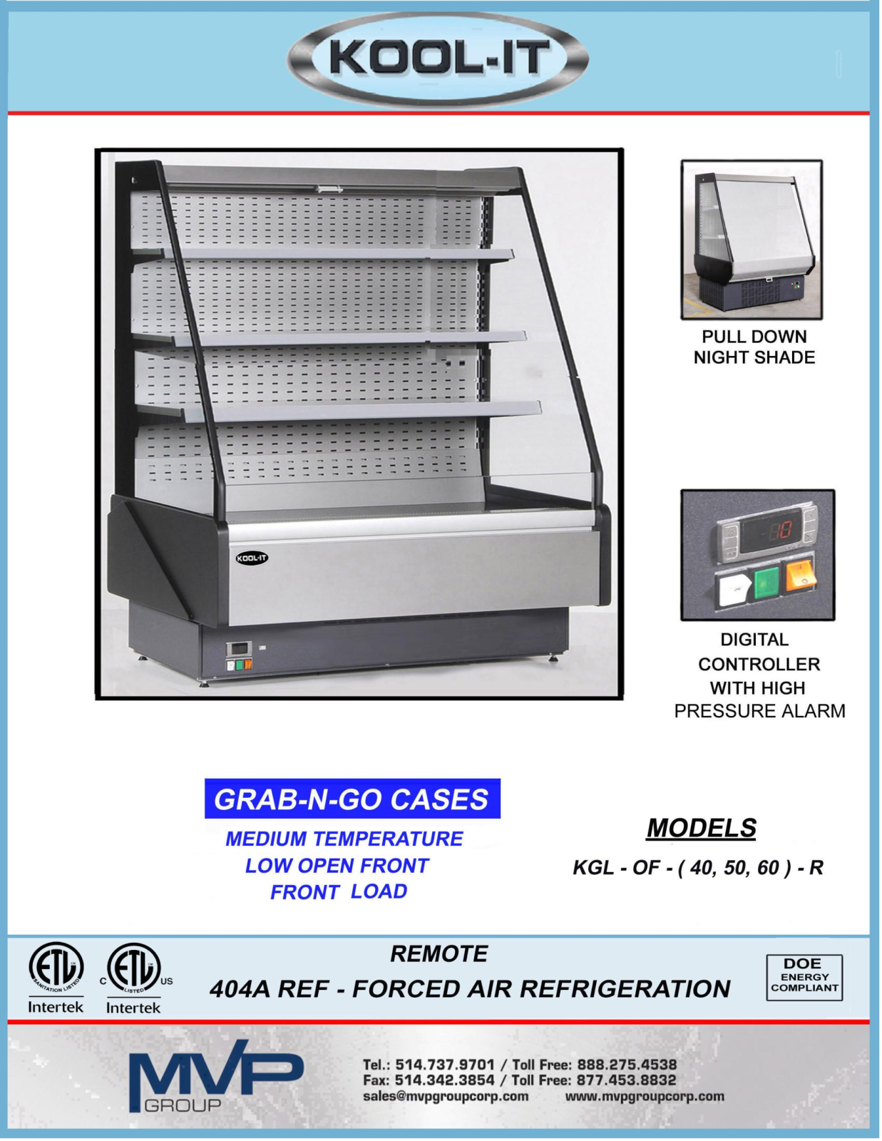 Jet Tech KGL-OF-40-R User Manual