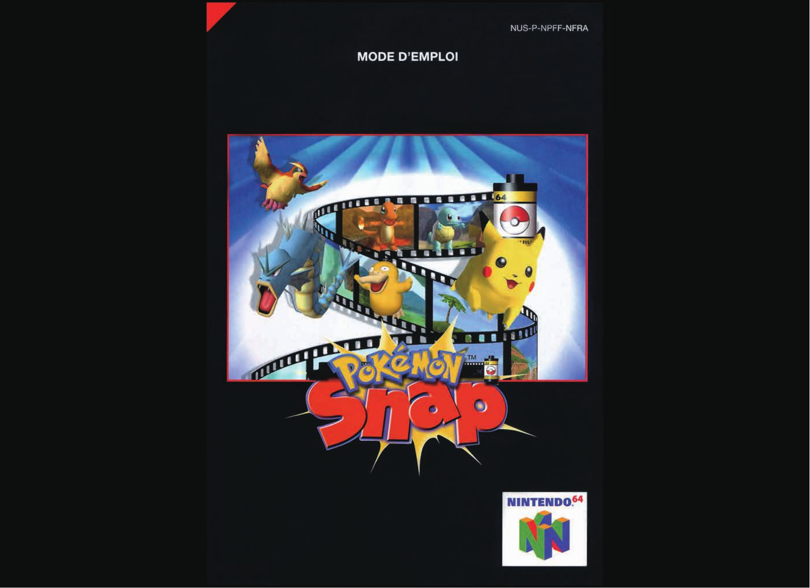 Pokemon Snap Instruction Manual