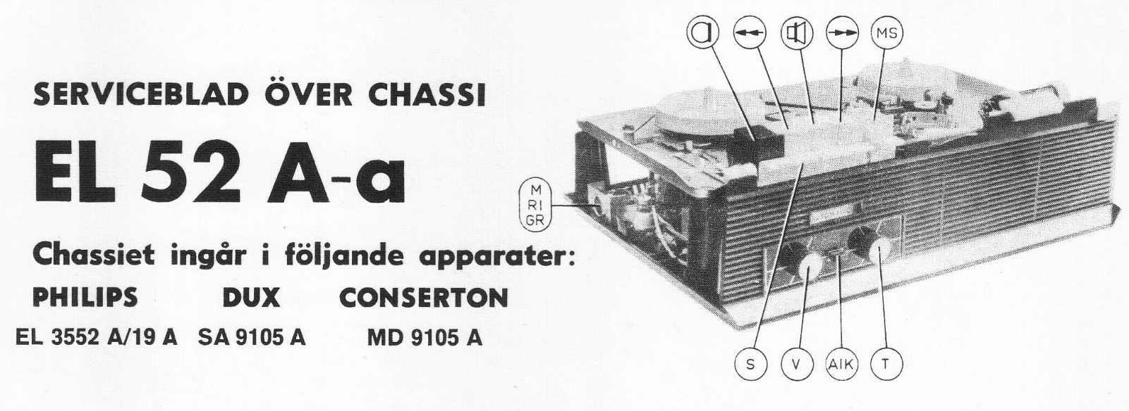 Philips EL52aa Schematic