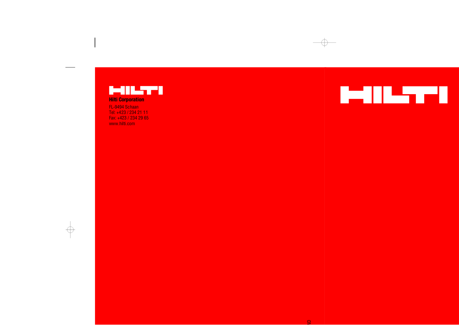 Hilti PRA3XR01 Users Manual