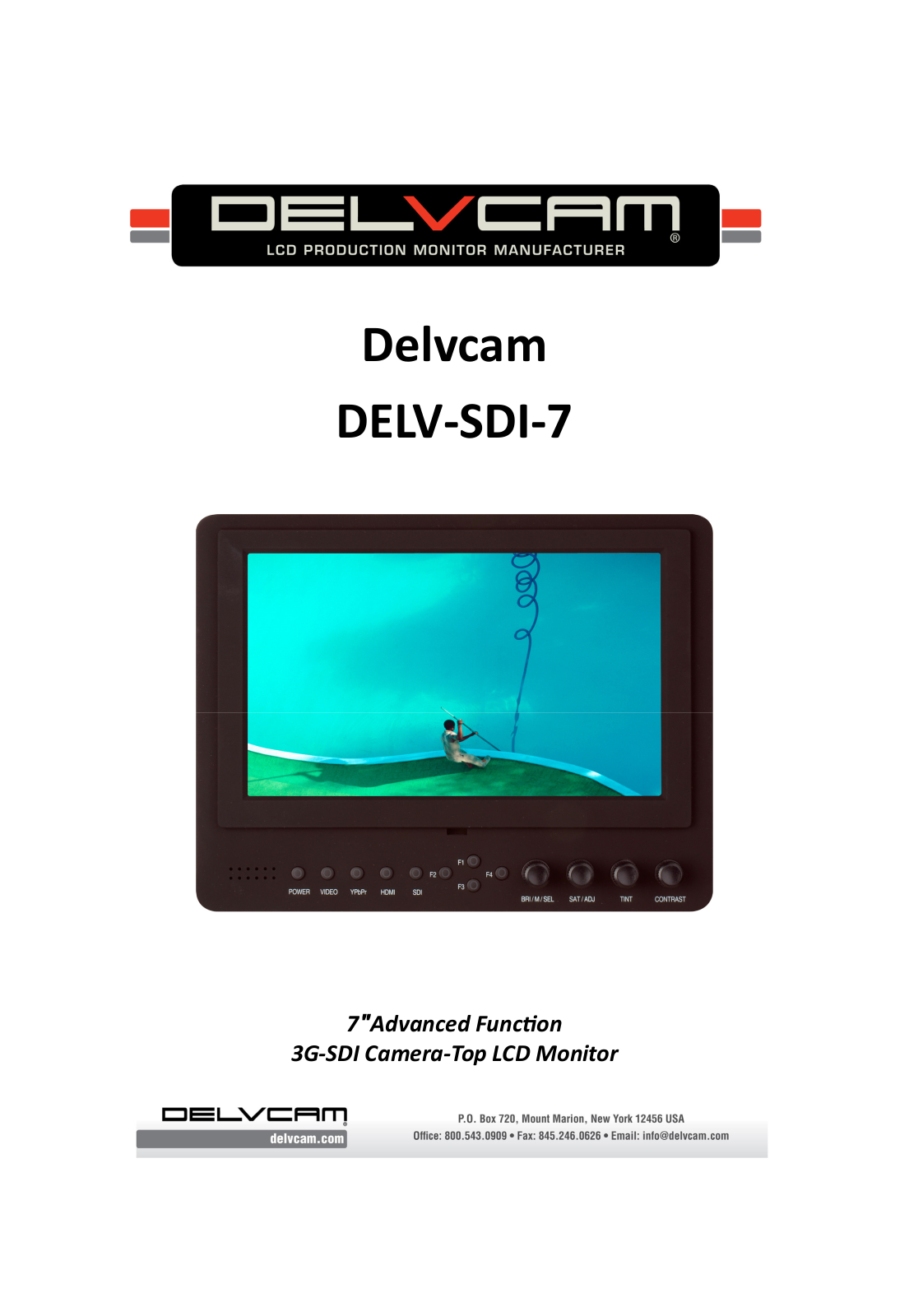 Delvcam DELV-SDI-7 User Manual