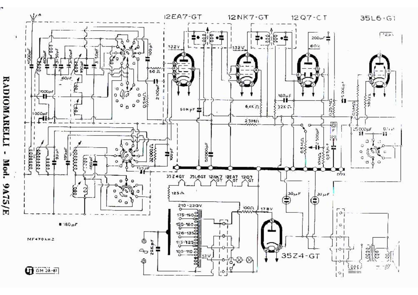 Radiomarelli 9a75e schematic - ManualMachine.com