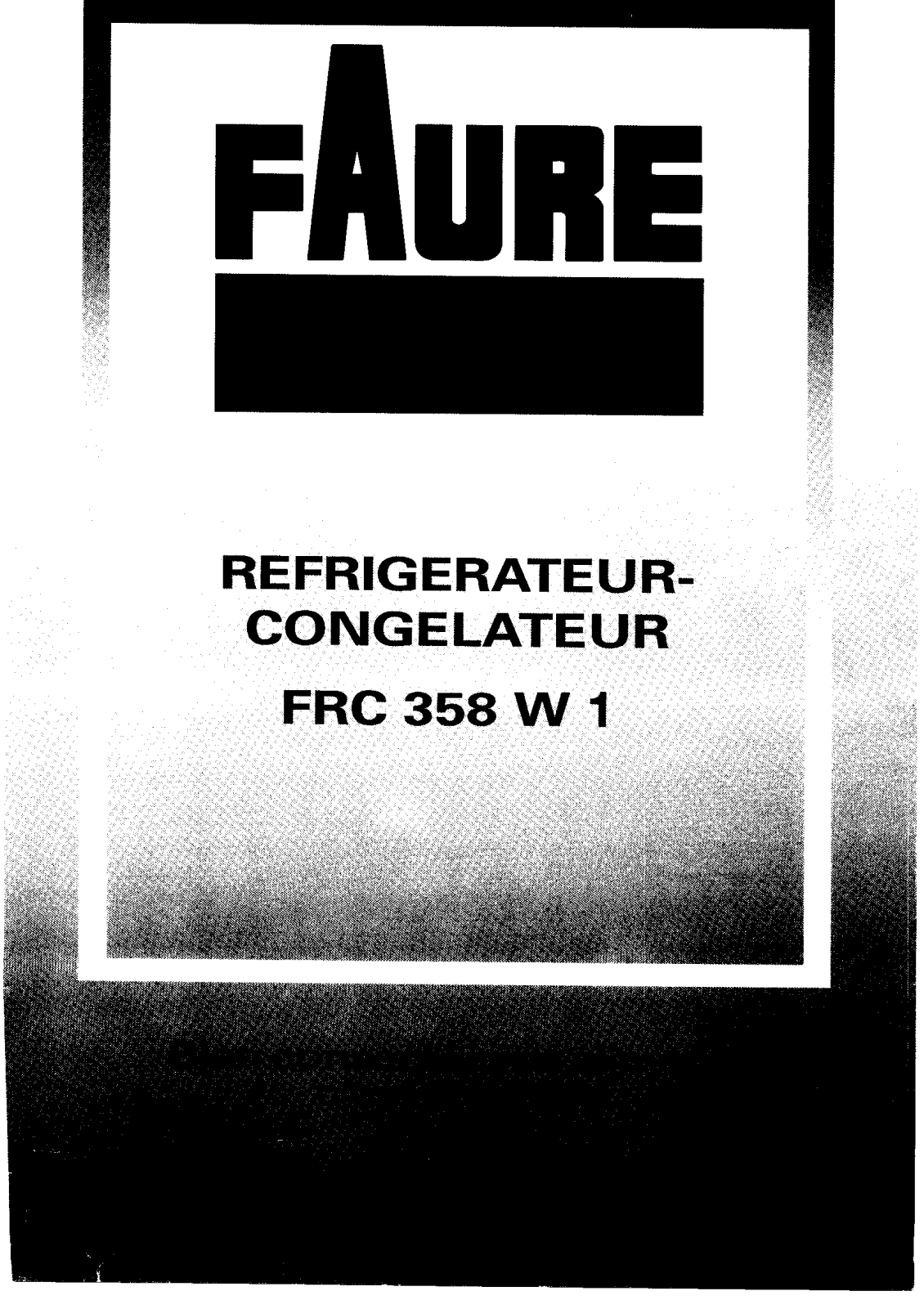 FAURE FRC358W User Manual