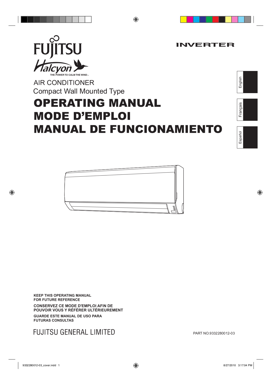 Fujitsu ASU7RLF Installation  Manual