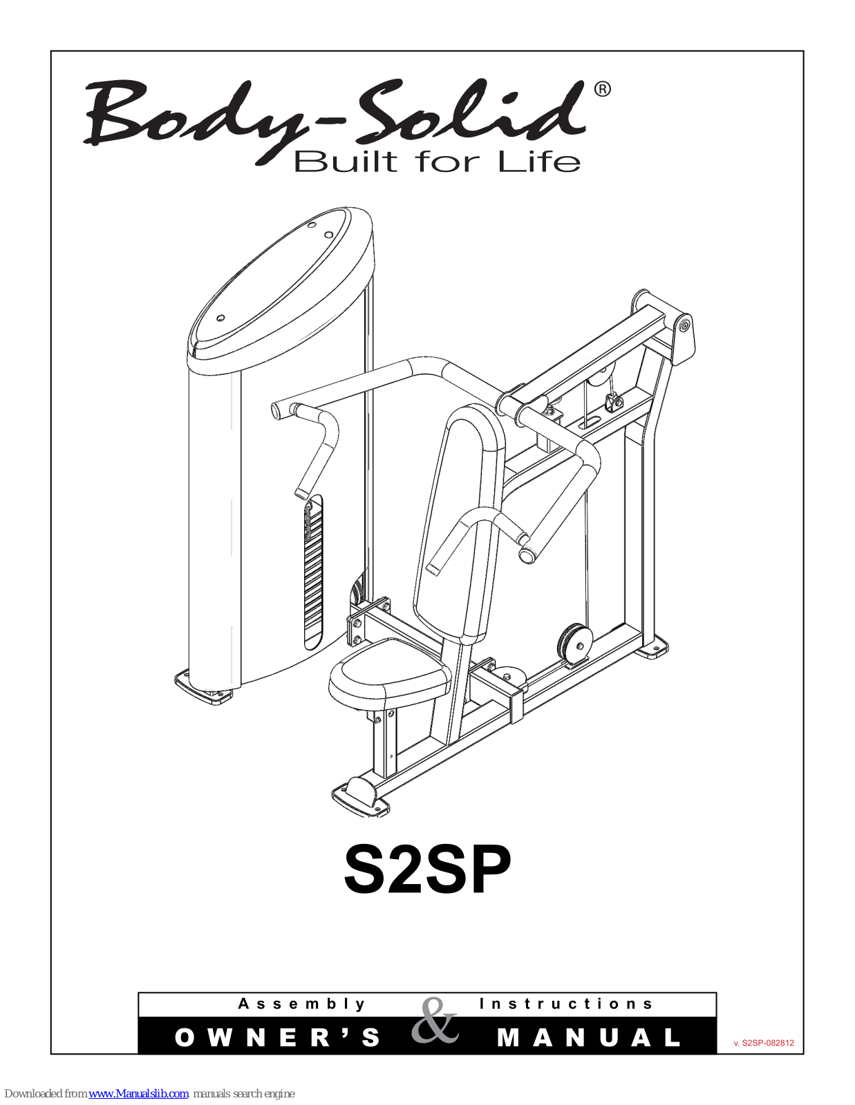 Body Solid S2SP Owner's Manual