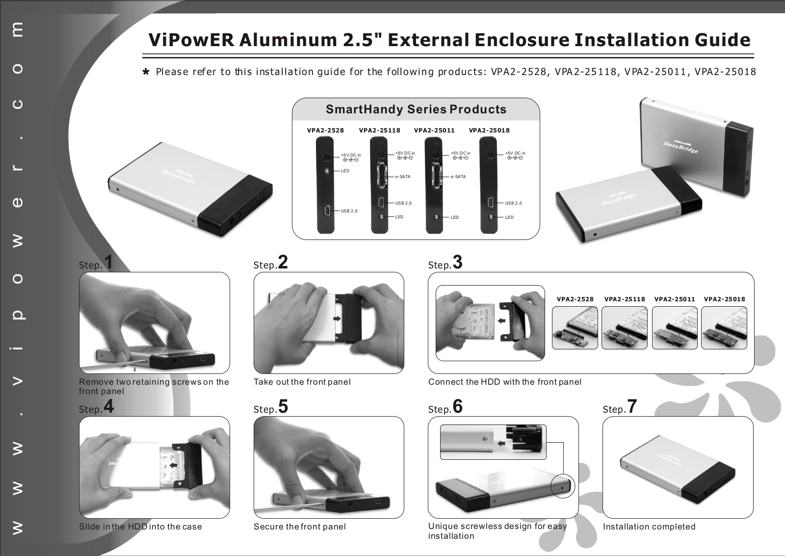 VIPowER VPA2-25118, VPA2-25018, VPA2-2528, VPA2-25011 User Manual