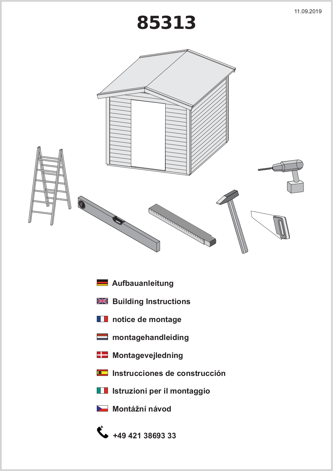 Karibu 85313 Assembly instructions