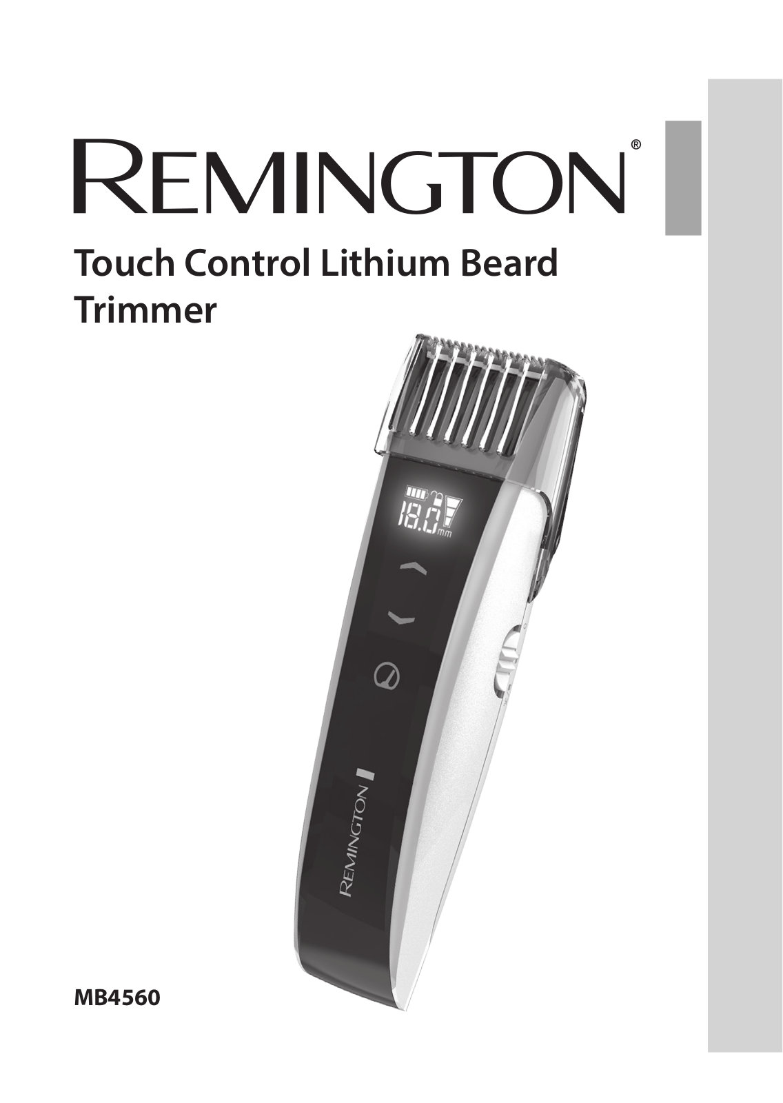 Remington MB4560 User Manual