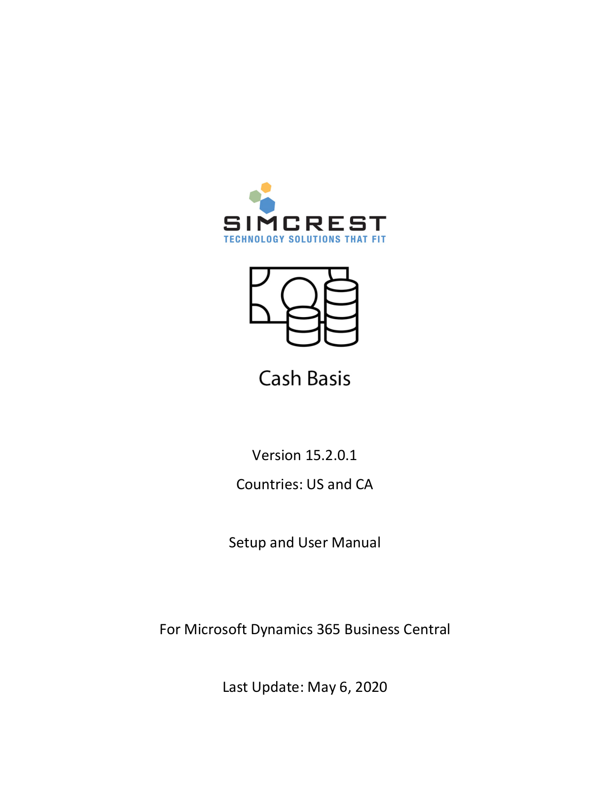 SimCrest Cash Basis User Manual