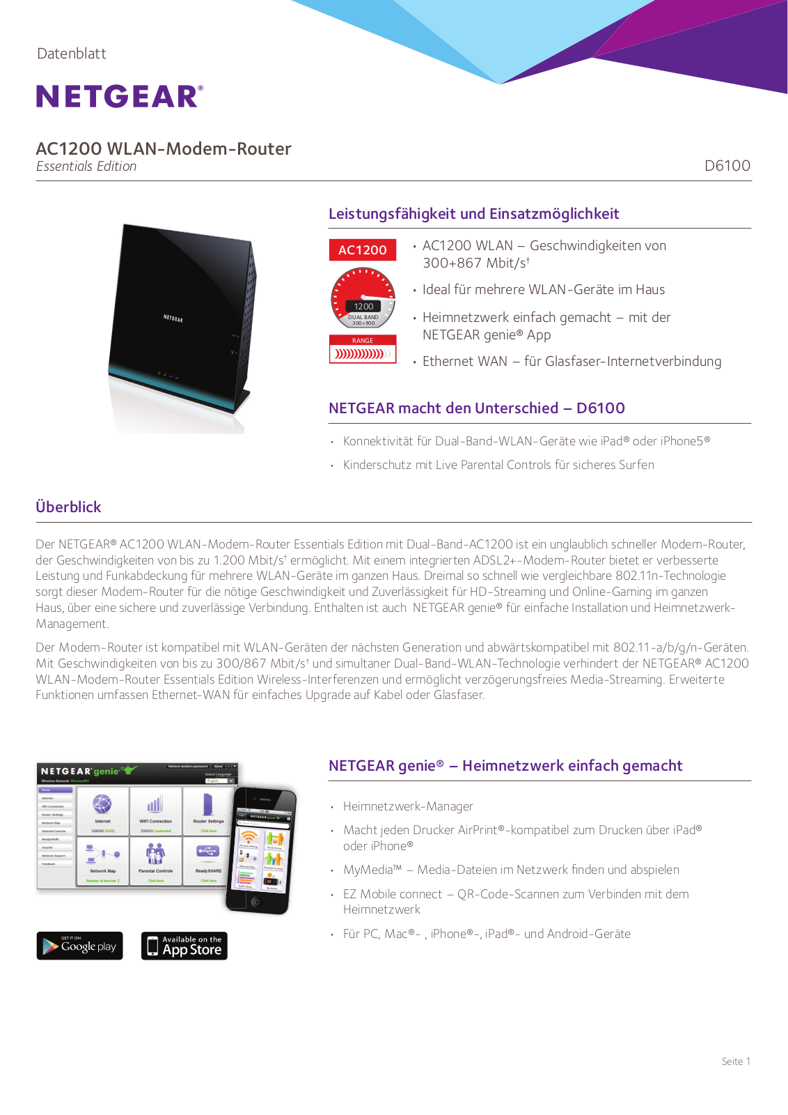 Netgear D6100 Installation Manual